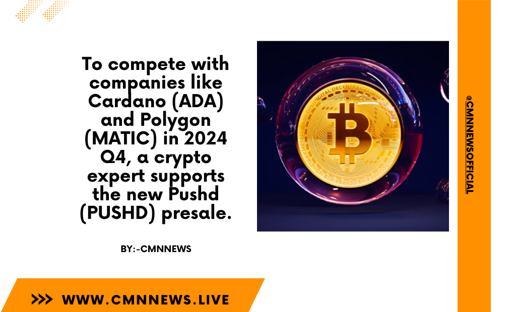 To Compete With Companies Like Cardano (ADA) And Polygon (MATIC) In 2024 Q4, A Crypto Expert Supports The New Pushd (PUSHD) Presale. - CMN | Latest Cryptocurrency News Today | Live Crypto Price